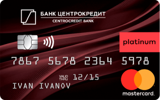 Дебетовая карта ЦентроКредит