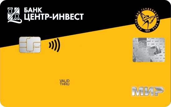 Дебетовая карта Центр-инвест