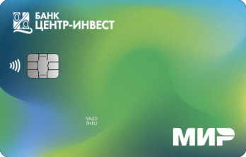 Дебетовая карта Центр-инвест